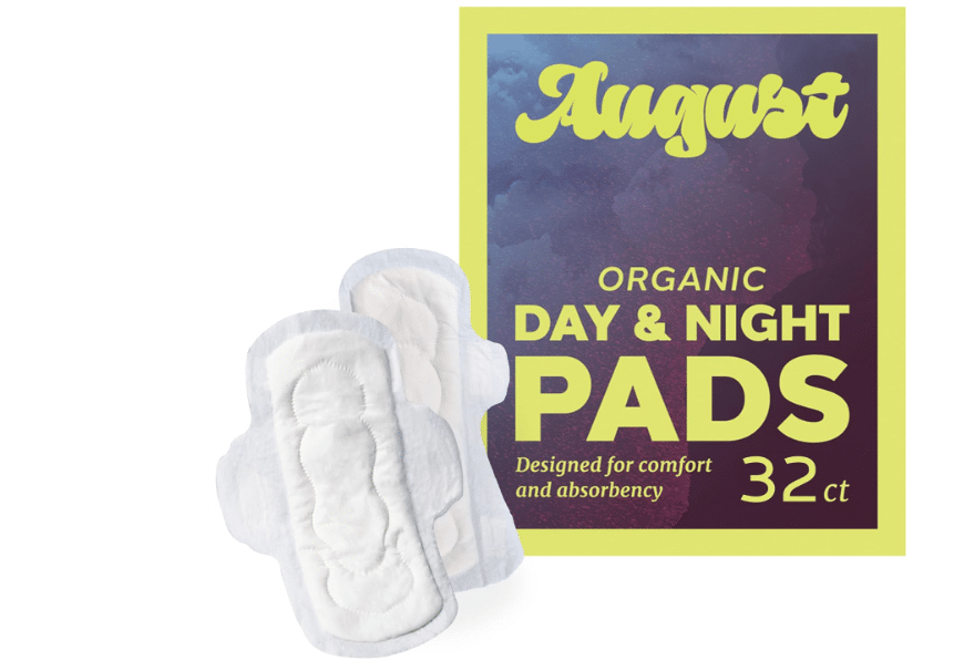 August organic day & night pads